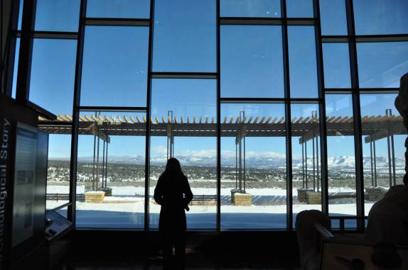 O belo Centro de Visitantes do Mesa Verde National Park, no Colorado, nos Estados Unidos